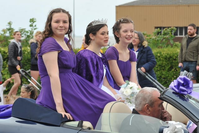 People lined the streets to watch the parade of floats and fancy dress at the Fleetwood Carnival 2022.