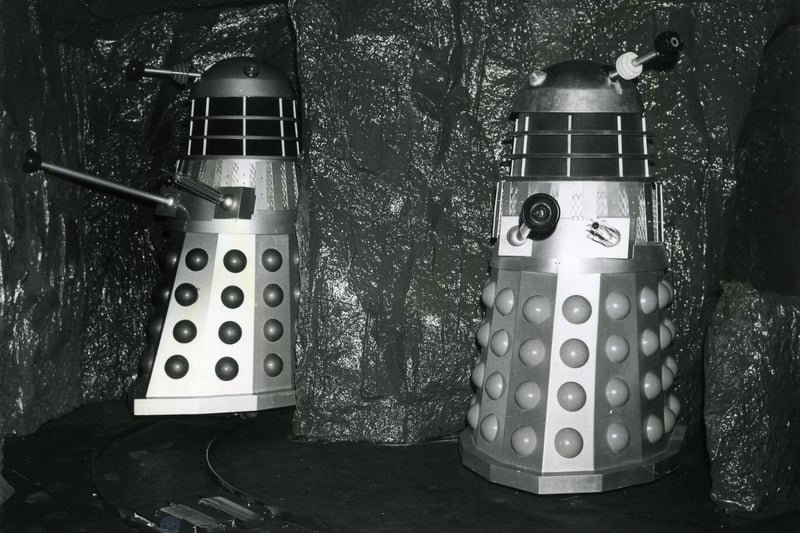 The famous Daleks in 1974