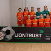 Emerging Talent Centre girls at Blackpool FC in their sponsored kit  Picture: BFCCT