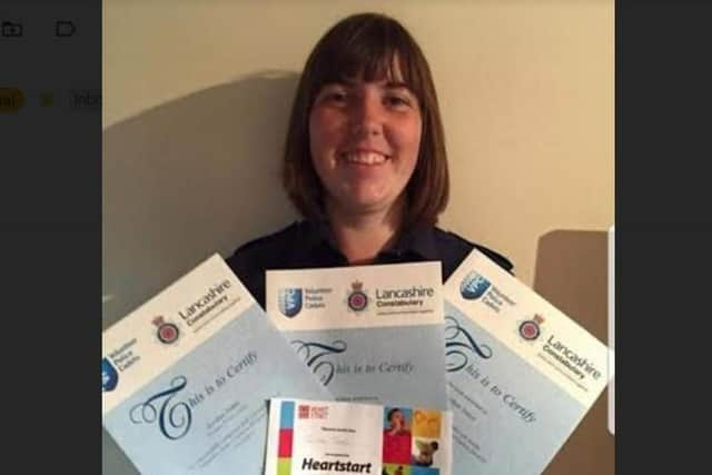 Jordan Jones was one of Lancashire's top police cadets