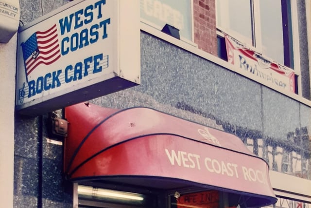 West Coast Rock Cafe as it was in 1995