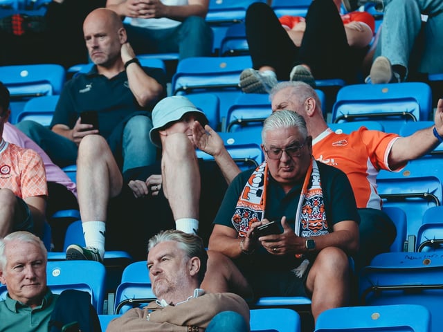 Seasiders supporters made the long trip to Reading.