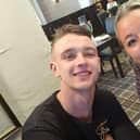 Fleetwood mum Sharon Brooks with son Harrison Smith, who took his own life.