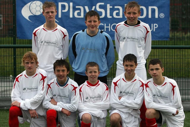 Montgomery High School football team, from Blackpool, who got through to the quarter finals of the PlayStation Schools Cup