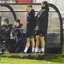 AFC Fylde head coach Kevin Phillips (left) Picture: AFC Fylde