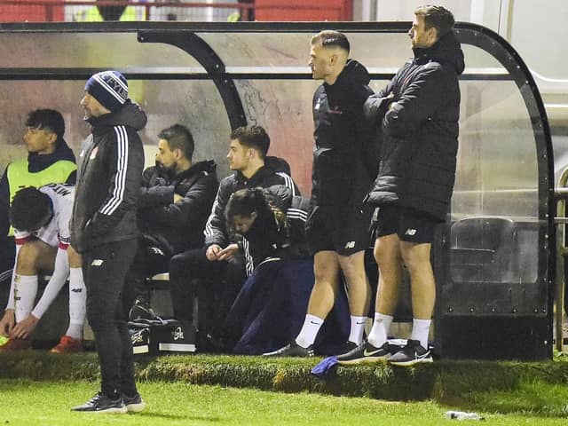 AFC Fylde head coach Kevin Phillips (left) Picture: AFC Fylde