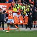 CJ Hamilton celebrates scoring against North End last season (Photographer Stephen White/CameraSport)