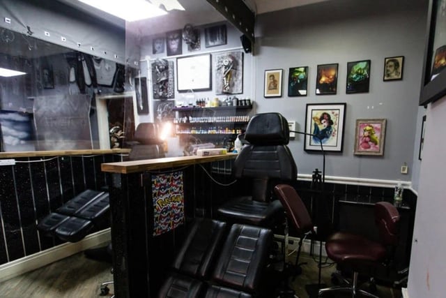 Inkden Tattoo on Albert Road has a rating of 4.8 out of 5 from 123 Google reviews