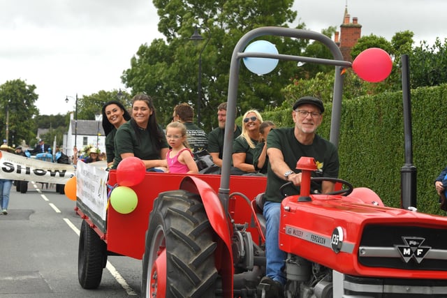 Here's an eye-catching and handy way to take part in Wrea Green Field Day procession.