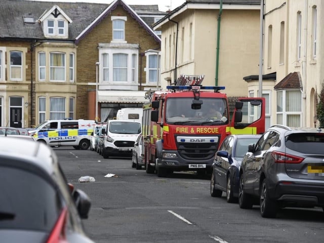 Firefighters wore breathing apparatus and used two hose reels to bring the blaze under control.