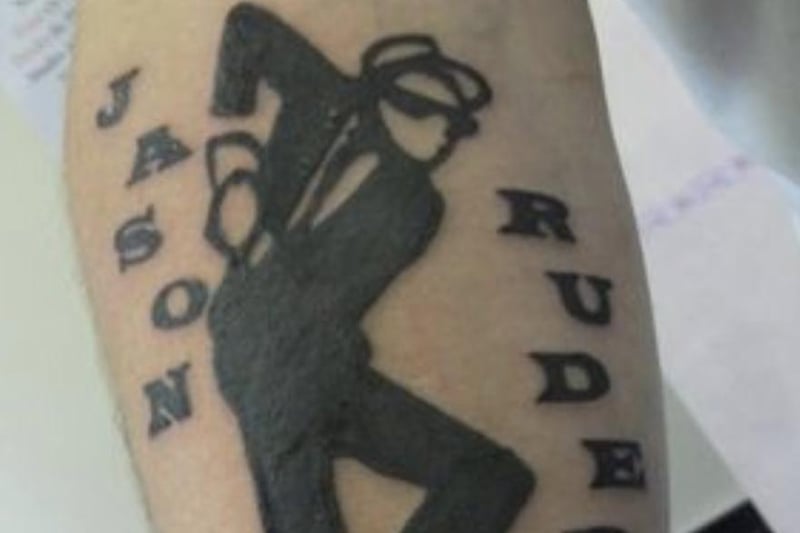 Jason Rude tattoo.