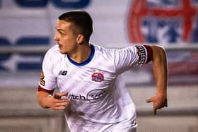 AFC Fylde's Charlie Jolley scored his seventh goal of the season on Tuesday Picture: AFC Fylde