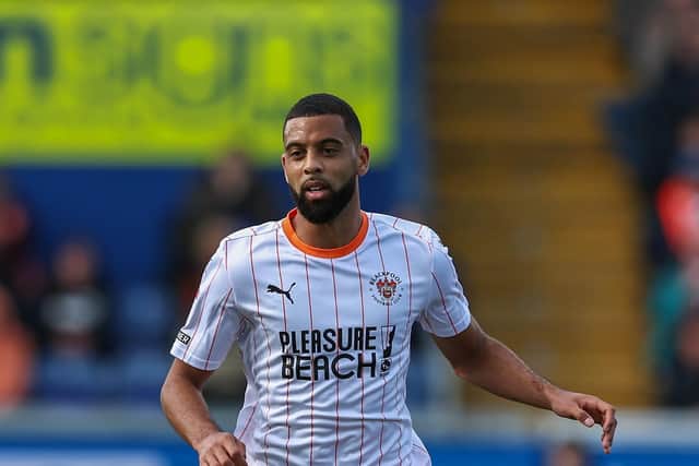 CJ Hamilton hasn’t been available for Blackpool for the last couple of games. (Image: Camera Sport)