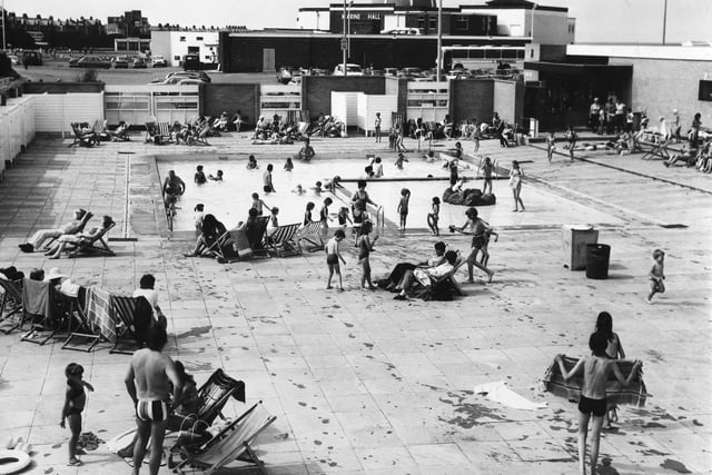 Fleetwood open air pool, August 76