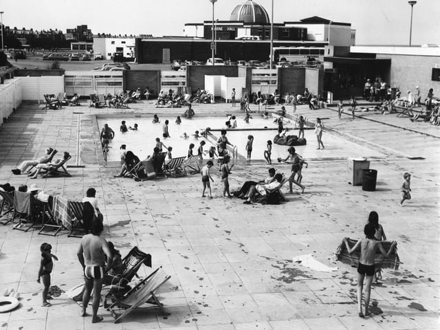 Fleetwood open air pool, August 76