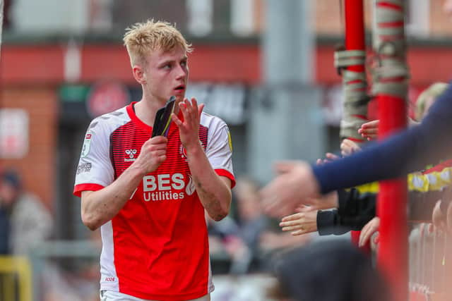 League One young player of the season Paddy Lane misses Fleetwood's final three games
