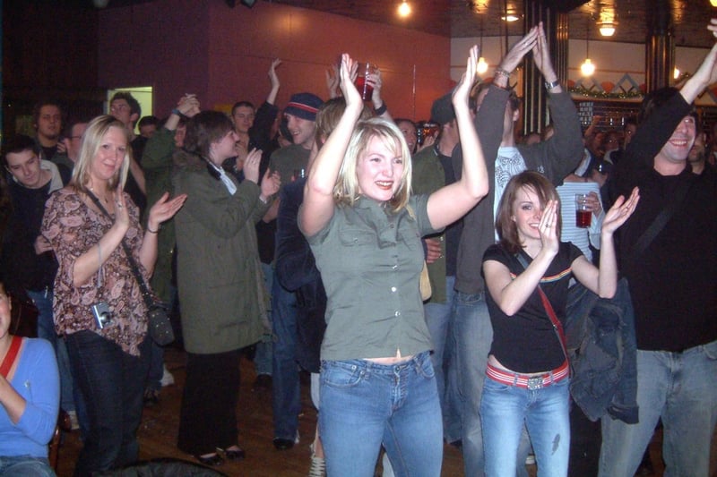 Crowd in Rock Quest 2003 Final at Tower Lounge back in 2003