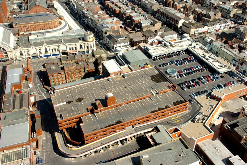 Houndshill Shopping Centre. The original Tower Street buildings are still there before they were demolished for a car park. And it's all change again in the latest redevelopment of the area