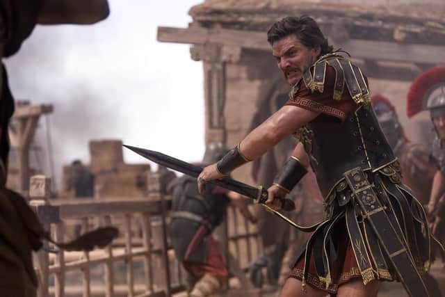 Pedro Pascal as General Acacius in Gladiator II