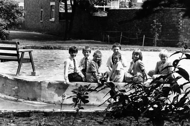 Waterloo Primary School - 1987. Operation Green Lung - patch of waste land next to the school was transformed into a new nature study and play area