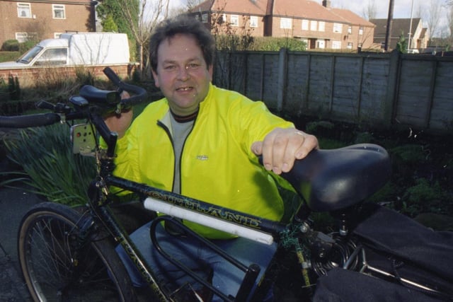 A man who suffered a massive heart attack when he was just 38 is getting on his bike to raise cash for the charity that has helped him back to fitness. Eddie De-Wilde, of Preston Old Road, Clifton, near Preston, is gearing up for a 140 mile cycle from Blackpool to Scarborough to boost the funds of Heartbeat