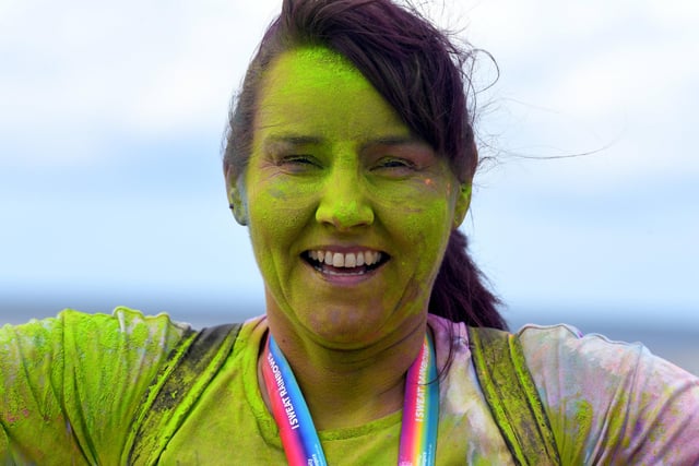 'Yellow there!' - Blackpool Colour Run offered fun for all.