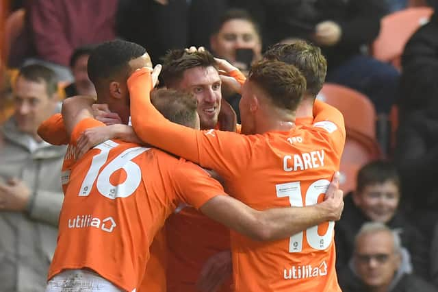 Blackpool overcame Shrewsbury Town at Bloomfield Road (Photographer Dave Howarth / CameraSport)