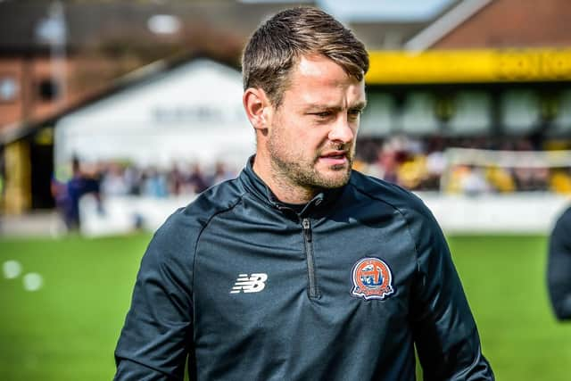 Andy Taylor looks forward to his first home game as AFC Fylde boss this evening Picture: STEVE MCLELLAN