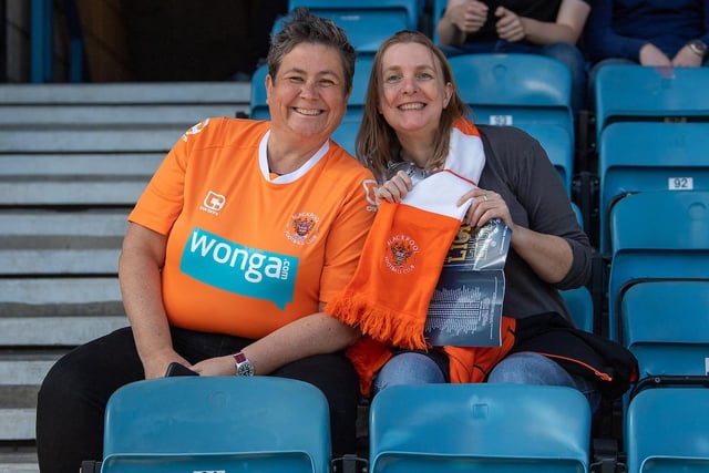 Supporters were all smiles ahead of kick-off