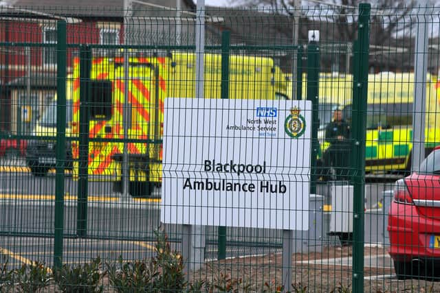 Photo Neil Cross; Blackpool Ambulance Station,  Waterloo Road, Blackpool