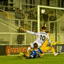 Nick Haughton scored Fylde's equaliser against Kidderminster, who won Tuesday's FA Trophy tie on penalties  Picture: ADAM GEE