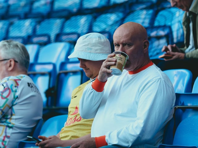 Seasiders supporters made the long trip to Reading.