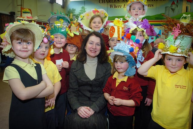 Joan Humble, MP for Blackpool North and Fleetwood, was at Charles Saer Primary School in Fleetwood, to judge the 2007 Easter Bonnet competition