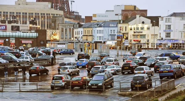 A view of Blackpool's Central Car Park ten years ago. Work is now underway to transform the whole area under a £300m development which will se a new car park, heritage quarter and attractions