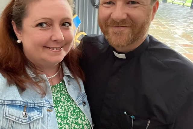 Deacon Matt Rowley with wife Lucy from Grange Park