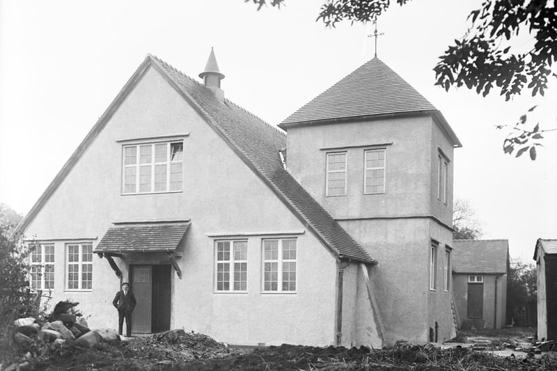 Newly built St Chad's Church Hall, Vicarage Road, Poulton