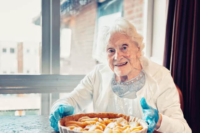 Residents at Glenroyd Care Home in Blackpool had a wonderful time making apple pies.