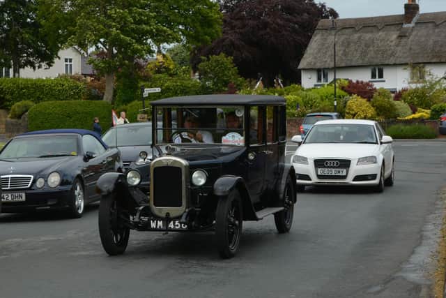 An Austin Iver was among hr cars which featured in the final run of the event