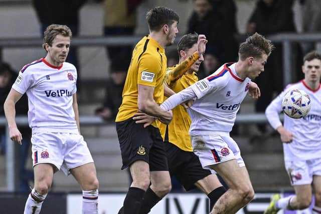 AFC Fylde lost to Southport in their FA Trophy meeting Photo: Steve McLellan
