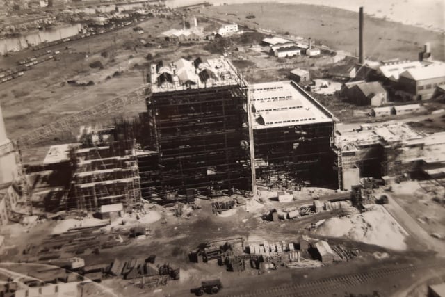 Fleetwood Power Station going up in 1954
