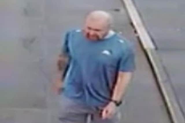 Do you recognise this man? Officers want to speak to him following an assault in Bispham (Credit: Lancashire Police)