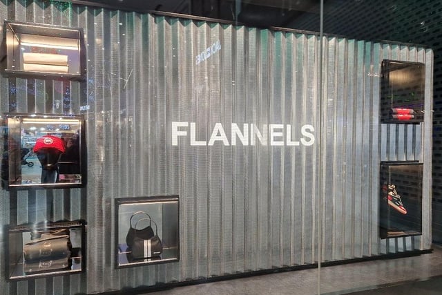 Premium clothes and accessories brand Flannels which has opened next to the Frasers department store in the Houndshill Shopping Centre