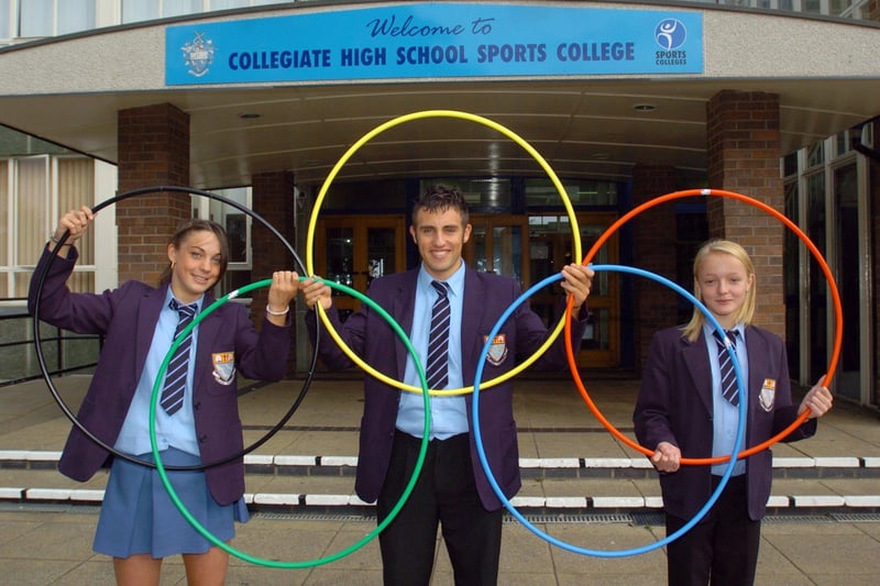 Collegiate High School, 2012. Samantha Preddy, Mathew Kay and Chelsey Baldwin