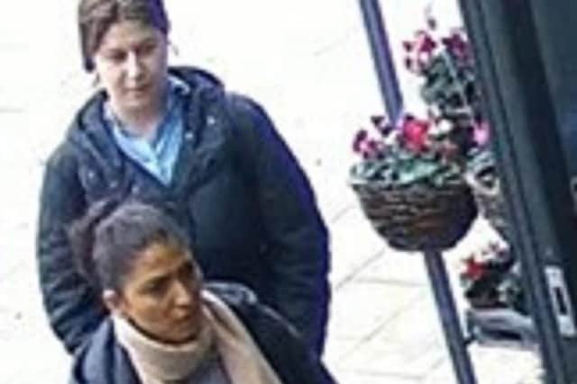 Do you recognise these two women? Officers would like to speak to them after a pensioner’s handbag was stolen at the Booths store in Poulton-le-Fylde (Credit: Lancashire Police)