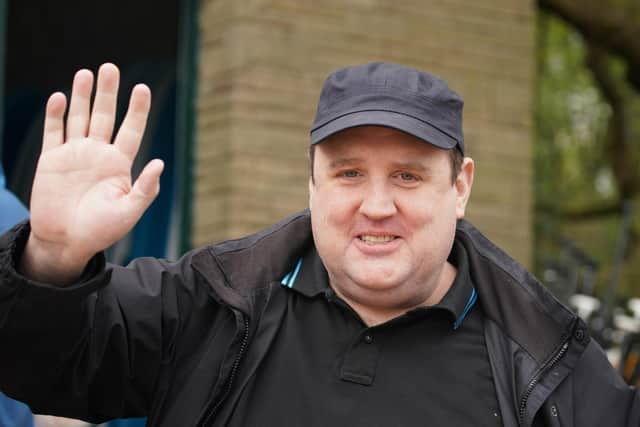 Peter Kay was back on stage on Friday night