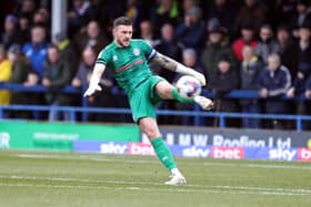 ROCHDALE, ENGLAND - FEBRUARY 11: Richard O'Donnell of Rochdale in actio during the Sky Bet League Two between Rochdale and Northampton Town at Crown Oil Arena on February 11, 2023 in Rochdale, England. (Photo by Pete Norton/Getty Images)