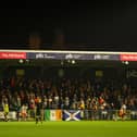 Seasiders supporters made the trip to Harrogate.