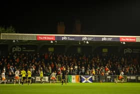 Seasiders supporters made the trip to Harrogate.