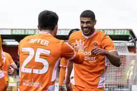 Blackpool took on Stevenage at the Lamex Stadium.
