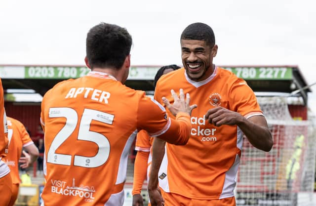 Blackpool took on Stevenage at the Lamex Stadium.